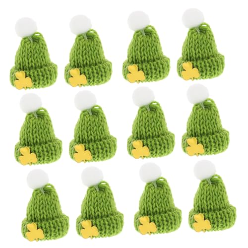 Abaodam Mini-hüte Mit Irischem Thema 20 Stück Strickmützen Für Patricks Day-partydekorationen Haustierkostüme von Abaodam