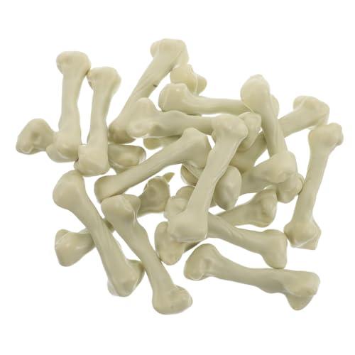 Abaodam 20 Stück Mini Halloween Skelett Knochen Plastikknochen für Schaurige Partydekoration DIY Accessoires und Kostümparty Spaß von Abaodam