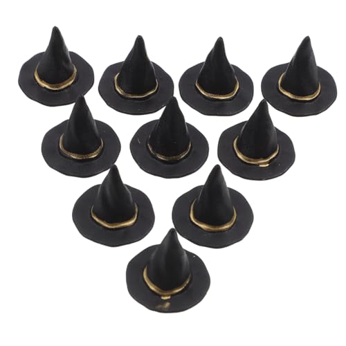 Abaodam 20 Stück Mini Hexenhüte für Flaschen Halloween Party Hüte Dekoration für Puppen und Bastelprojekte Kleine Zauberhafte Hüte für Festlichkeiten von Abaodam