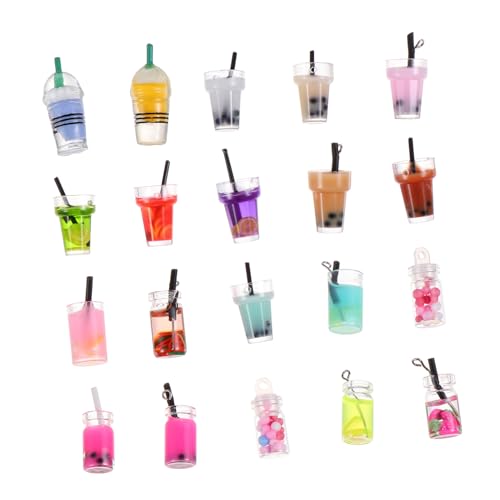 Abaodam 20 Stück Mini Milchtee Dekoration Resin DIY Zubehör für Puppenhaus Kreative Wohnaccessoires und Kunsthandwerk Zufällige Designs Abaodam 20 Stück Mini Milchtee Dekoration Resin DIY Zubehör für Puppenhaus Kreative Wohnaccessoires und Kunsthandwerk Zufällige Designs von Abaodam