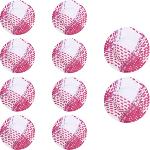 Abaodam 20 Stück Mini Strohhüte für Puppen Bunte Bastelhüte für DIY Deko Puppenhaus Zubehör Foto Requisiten und Partybedarf für Kreative Projekte und Bastelarbeiten von Abaodam