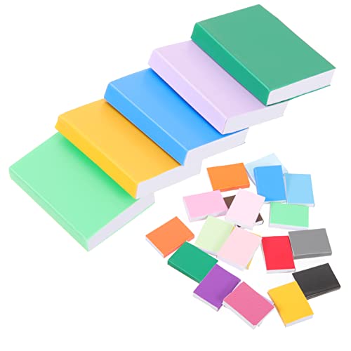 Abaodam 20 Stück Miniatur Bücher für Puppenhaus Dekorative Accessoires Schwarz Gelb Blau und für Mikrolandschaften und Schlafzimmer Dekoration Abaodam 20 Stück Miniatur Bücher für Puppenhaus Dekorative Accessoires Schwarz Gelb Blau und für Mikrolandschaften und Schlafzimmer Dekoration von Abaodam
