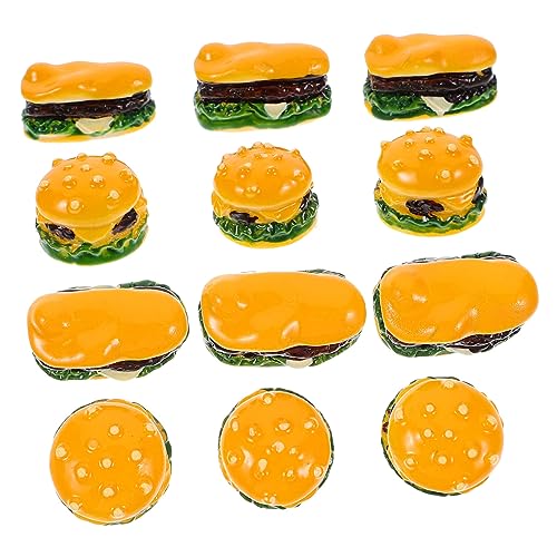 Abaodam 20 Stück Miniatur Burger Modelle Realistische Hamburger für Puppenhaus Kunst Dekoration und Fotorequisiten für Küche Shops und Feste Abaodam 20 Stück Miniatur Burger Modelle Realistische Hamburger für Puppenhaus Kunst Dekoration und Fotorequisiten für Küche Shops und Feste von Abaodam