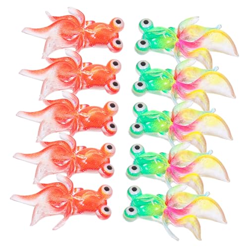 Abaodam 20 Stück Miniatur Fischfiguren Puppenhaus Aquarium Zubehör Miniatur Fischstatue Harz Fischmodell Winziger Fisch Gefälschter Goldfisch Tierdekor Feengarten Tier Abaodam 20 Stück Miniatur Fischfiguren Puppenhaus Aquarium Zubehör Miniatur Fischstatue Harz Fischmodell Winziger Fisch Gefälschter Goldfisch Tierdekor Feengarten Tier von Abaodam