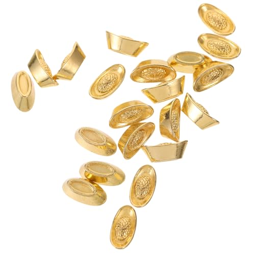 Abaodam 20 Stück Miniatur Goldene Ingots für Puppenhaus Teiliges aus Sicheren Materialien für Dekoration und Szenengestaltung für Zuhause und Büro Abaodam 20 Stück Miniatur Goldene Ingots für Puppenhaus Teiliges aus Sicheren Materialien für Dekoration und Szenengestaltung für Zuhause und Büro von Abaodam