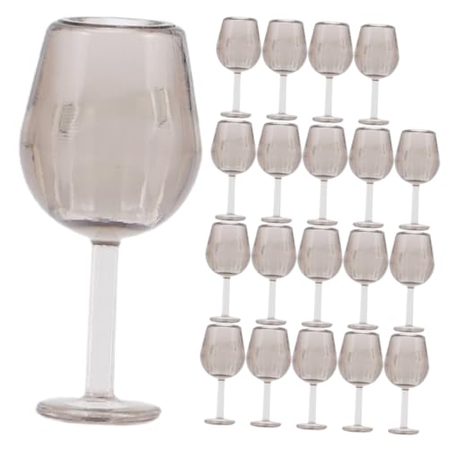 Abaodam 20 Stück Miniatur Weingläser Hochwertige Bar Gläser für Puppenhäuser Realistische Deko für Für Fotorequisiten und Landschaften Abaodam 20 Stück Miniatur Weingläser Hochwertige Bar Gläser für Puppenhäuser Realistische Deko für Für Fotorequisiten und Landschaften von Abaodam