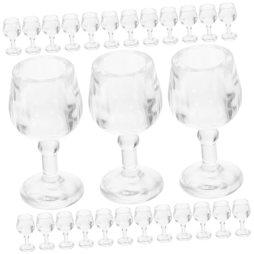 Abaodam 20 Stück Miniatur Weingläser Teiliges Puppenhaus Zubehör für Realistische Mini Wasserbecher für Kreative Rollenspiele und Dekoration Perfektes Modell für Miniaturlandschaften Abaodam 20 Stück Miniatur Weingläser Teiliges Puppenhaus Zubehör für Realistische Mini Wasserbecher für Kreative Rollenspiele und Dekoration Perfektes Modell für Miniaturlandschaften von Abaodam