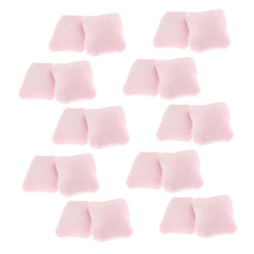 Abaodam 20 Stück Miniaturkissen Mini Möbel Modell Puppenhaus Miniatur Simuliertes Kissen Mini Möbel Für Puppenhaus Rosa Abaodam 20 Stück Miniaturkissen Mini Möbel Modell Puppenhaus Miniatur Simuliertes Kissen Mini Möbel Für Puppenhaus Rosa von Abaodam