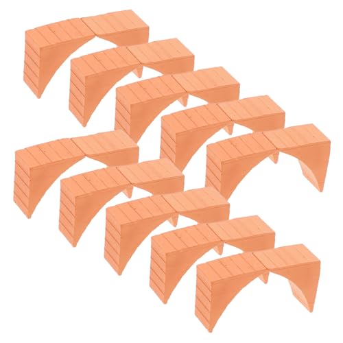 Abaodam 20 Stück Miniaturziegel für Puppenhaus und Mikro Landschaften Flexible DIY Bausteine aus Robustem Material für Kreative Projekte und Einfache Montage von Türen und Wänden Abaodam 20 Stück Miniaturziegel für Puppenhaus und Mikro Landschaften Flexible DIY Bausteine aus Robustem Material für Kreative Projekte und Einfache Montage von Türen und Wänden von Abaodam