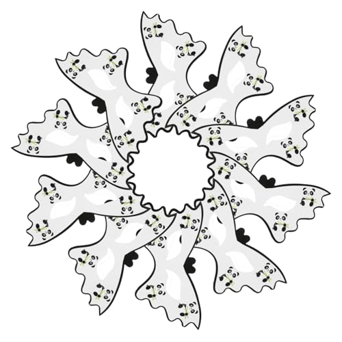 Abaodam 20 Stück Panda Masken Lustige Cosplay Masken für Partys Karneval und Festivals Verstellbare Papiermasken für Niedlichem Design von Abaodam