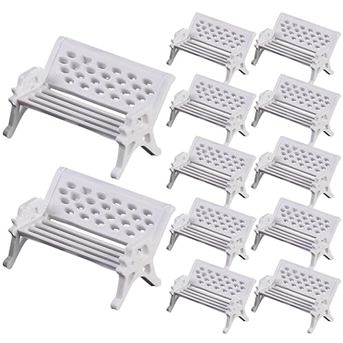 Abaodam 20 Stück Parkstuhl Dekoration Kleines Hausdekor Bankspielzeug Mini Parkstuhl Mini Möbel Miniaturen Puppenhaus Parkbänke Puppenhaus Parkbänke Modell Parkbank Weißes Abs Abaodam 20 Stück Parkstuhl Dekoration Kleines Hausdekor Bankspielzeug Mini Parkstuhl Mini Möbel Miniaturen Puppenhaus Parkbänke Puppenhaus Parkbänke Modell Parkbank Weißes Abs von Abaodam