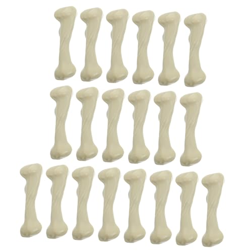 Abaodam 20 Stück Partydekorationsknones Halloween-Bodendekoration Skelettprops dekorative Knochen Halloween-Accessoires Halloween -Display Friedhof Requisiten Halloween Yard Decor Plastik von Abaodam