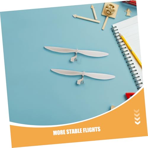 Abaodam 20 Stück Propeller Für Modellflugzeuge Hubschrauber Propeller Gummiband Flugzeugpropeller Flugzeugpropeller Kleiner Weißes Abs Abaodam 20 Stück Propeller Für Modellflugzeuge Hubschrauber Propeller Gummiband Flugzeugpropeller Flugzeugpropeller Kleiner Weißes Abs von Abaodam
