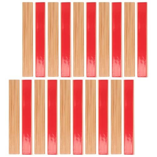 Abaodam Puppenhaus Miniatur Holzboden Mini Bausatz Mit 20 Stück/Beutel Realistische Mini-diele Für Basteldekor von Abaodam