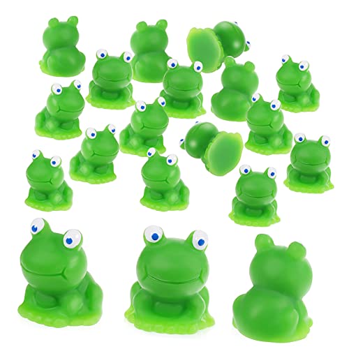 Abaodam 20 Stück Realistische Froschfiguren Harz Pädagogisches und Gartenornamente für Freundschaftsgeschenke und Dekorationen Jedem von Abaodam