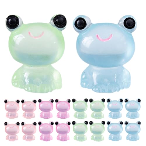 Abaodam 20 Stück Resin Miniatur Frösche Figuren Leuchtende Garten Dekoration DIY Miniaturgarten Ornamente Harz Frosch Statuen für Blumenbeete und Puppenhaus Dekoration Abaodam 20 Stück Resin Miniatur Frösche Figuren Leuchtende Garten Dekoration DIY Miniaturgarten Ornamente Harz Frosch Statuen für Blumenbeete und Puppenhaus Dekoration von Abaodam