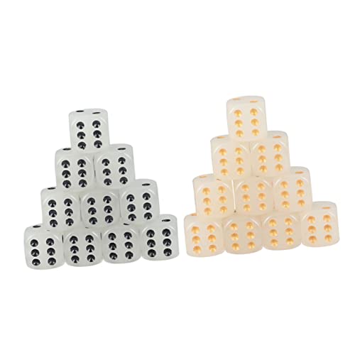 Abaodam 20pcs Nacht Licht Würfel Mini Spiel Würfel Würfel Prop Für Party Spaß Und Gaming von Abaodam