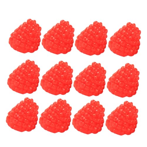 Abaodam 20 Stück Simulationsfruchtmodell künstliche künstliche Himbeere simulierte Fruchtmodelle kunstobst künstliche früchte deko Foto-Requisite Himbeere Fruchtmodell Prop PVC rot Abaodam 20 Stück Simulationsfruchtmodell künstliche künstliche Himbeere simulierte Fruchtmodelle kunstobst künstliche früchte deko Foto-Requisite Himbeere Fruchtmodell Prop PVC rot von Abaodam