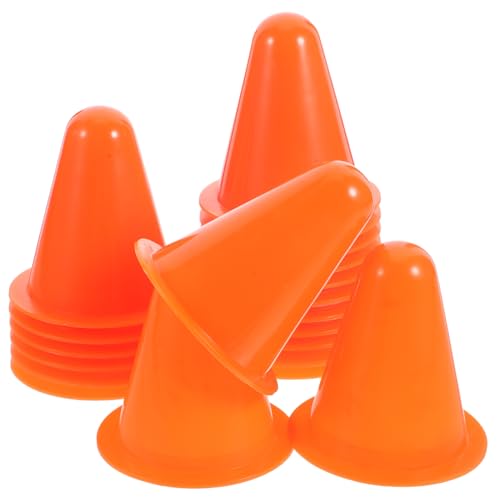 Abaodam 20 Stück Skating Marker Stapelbare Agility Trainingskonen für Fußball Basketball Rollschuhlaufen und Mehr Stabil und Tragbar für Drinnen und Draußen Abaodam 20 Stück Skating Marker Stapelbare Agility Trainingskonen für Fußball Basketball Rollschuhlaufen und Mehr Stabil und Tragbar für Drinnen und Draußen von Abaodam