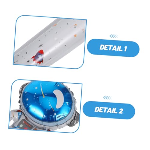 Abaodam 20 Stück Teiliges Folienballons Astronaut und Ufo Langlebige Aluminiumfolie Aufblasbar Schnell Aufzublasen Leichte Weltraumdeko für Mädchen und Jungen Geburtstagsfeier und Shower Abaodam 20 Stück Teiliges Folienballons Astronaut und Ufo Langlebige Aluminiumfolie Aufblasbar Schnell Aufzublasen Leichte Weltraumdeko für Mädchen und Jungen Geburtstagsfeier und Shower von Abaodam