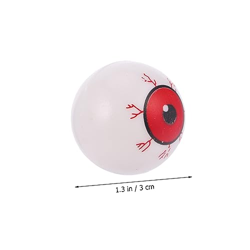 Abaodam 20 Stück Teiliges Halloween Gruselige Blutige Augen Simulation Realistisches Plastik Augapfel Deko für Halloween Party und Schaurige Streiche von Abaodam