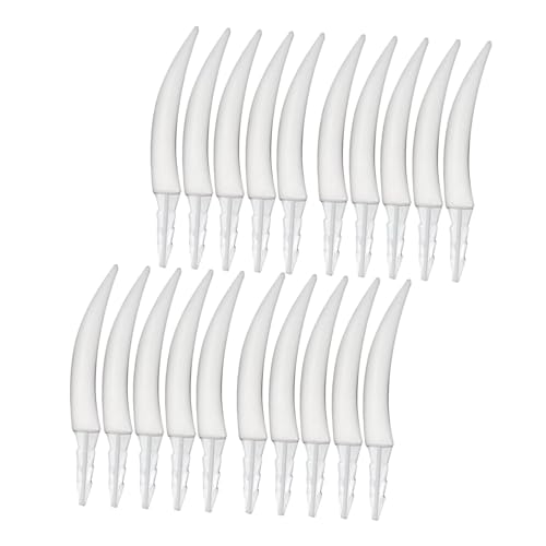 Abaodam 20 Stück Teiliges Halloween Kürbis Zähne aus Langlebigem Kunststoff DIY Jack-o-Lantern Grusel Deko Zubehör für Halloween Party Schule Kürbis Bastelaktivitäten und Gruselige von Abaodam