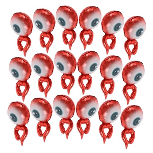 Abaodam 20 Stück Teiliges Halloween Luftballon Aufblasbare Aluminium Folien Handgelenkballons mit Augenmotiv Tragbar Interaktive Partydekoration für Halloween Festlichkeiten und Abaodam 20 Stück Teiliges Halloween Luftballon Aufblasbare Aluminium Folien Handgelenkballons mit Augenmotiv Tragbar Interaktive Partydekoration für Halloween Festlichkeiten und von Abaodam