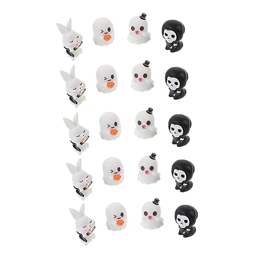 Abaodam 20 Stück Teiliges Halloween Miniaturornamente aus Resin Niedliche Dekofiguren für Mikrolandschaften und Halloween Partys für Puppenhäuser und Kreative Bastelprojekte Abaodam 20 Stück Teiliges Halloween Miniaturornamente aus Resin Niedliche Dekofiguren für Mikrolandschaften und Halloween Partys für Puppenhäuser und Kreative Bastelprojekte von Abaodam