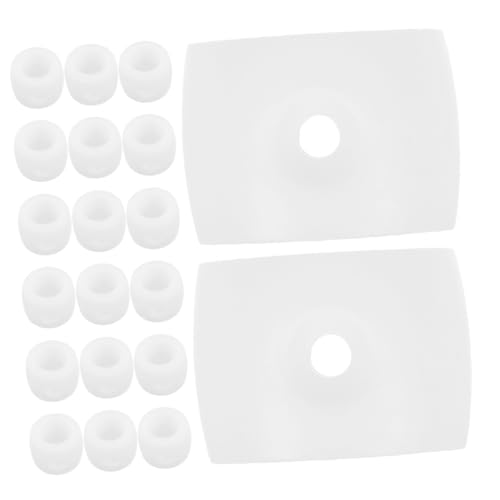 Abaodam 20 Stück Teiliges Kunststoff Tischfußball Positionierer Langlebige Stoppringe für Torwart und Torstangen Rutschfestes Zubehör für Intensives Spiel zu Hause Büro und Party von Abaodam