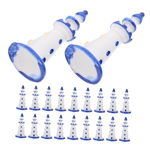 Abaodam 20 Stück Teiliges Lighthouse aus Robustem Harz Detailreiche Blaue Miniatur Leuchttürme für DIY Puppenhäuser Dekoration Mikro Landschaften und Kreative Gartenaccessoires Abaodam 20 Stück Teiliges Lighthouse aus Robustem Harz Detailreiche Blaue Miniatur Leuchttürme für DIY Puppenhäuser Dekoration Mikro Landschaften und Kreative Gartenaccessoires von Abaodam