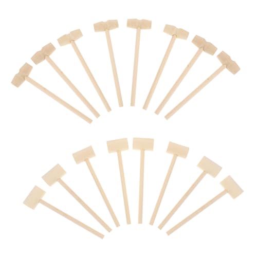 Abaodam 20 Stück Teiliges Mini Holzhammer Glatte Kanten Leicht und Kompakt Sicheres Material Vielseitig Lotteriehammer Bauklotzhammer für Jungen und Mädchen Feinmotorisches Outdoor Abaodam 20 Stück Teiliges Mini Holzhammer Glatte Kanten Leicht und Kompakt Sicheres Material Vielseitig Lotteriehammer Bauklotzhammer für Jungen und Mädchen Feinmotorisches Outdoor von Abaodam