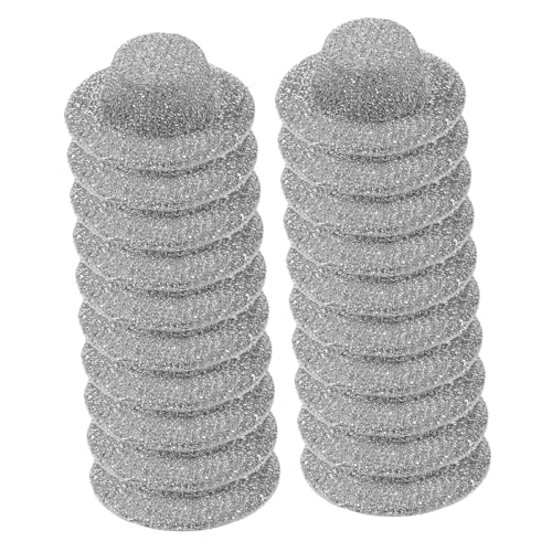 Abaodam 20 Stück Teiliges Mini Jazz Puppenhut Silberne Miniatur für DIY Bastelprojekte Anpassbare Puppendeko Vielseitig Verwendbar für Puppenfotografie Kostüme und Partyaccessoires von Abaodam