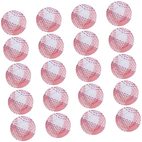 Abaodam 20 Stück Teiliges Mini Strohhüte zum Basteln Fein Gewebte Puppenhüte Rustikale Mini Hüte für Dollhouse Dekoration DIY Handwerkszubehör für Puppen von Abaodam