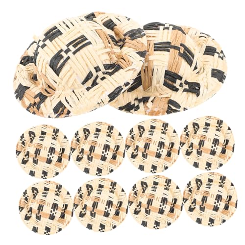 Abaodam 20 Stück Teiliges Mini Strohhut Handgewebte Kleine Hüte aus Stroh DIY Bastelset für Puppen Foto Requisiten Vielseitige Dekoration für Miniaturkunst und Kreative Handarbeiten Abaodam 20 Stück Teiliges Mini Strohhut Handgewebte Kleine Hüte aus Stroh DIY Bastelset für Puppen Foto Requisiten Vielseitige Dekoration für Miniaturkunst und Kreative Handarbeiten von Abaodam