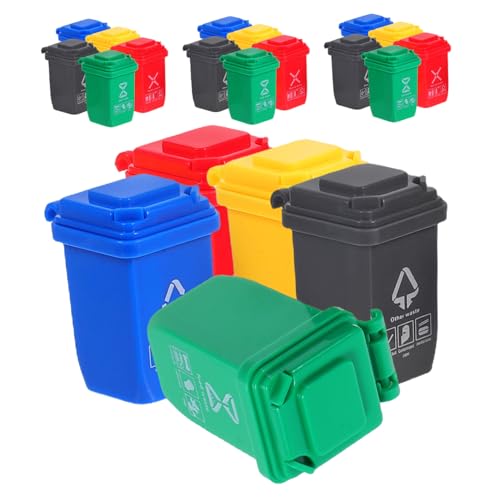 Abaodam 20 Stück Teiliges Mini-mülleimer Deckel Miniatur Mülltonnen für Puppenhaus Desktop und Schlafzimmer Kompakte Kleine Abfalleimer für Schreibtisch Büro und Diorama Abaodam 20 Stück Teiliges Mini-mülleimer Deckel Miniatur Mülltonnen für Puppenhaus Desktop und Schlafzimmer Kompakte Kleine Abfalleimer für Schreibtisch Büro und Diorama von Abaodam