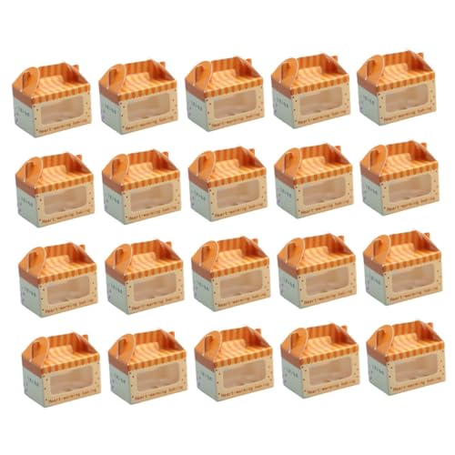 Abaodam 20 Stück Teiliges Miniatur Kuchenboxen für Puppenhaus Realistische Dekoration für Kreatives Rollenspiel und Miniatur Dekoration Abaodam 20 Stück Teiliges Miniatur Kuchenboxen für Puppenhaus Realistische Dekoration für Kreatives Rollenspiel und Miniatur Dekoration von Abaodam