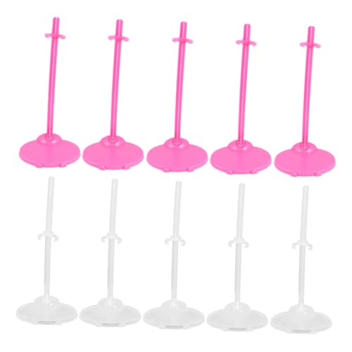 Abaodam 20 Stück Teiliges Puppenständer Universelles Zubehör für Puppen Transparente Pinke Halter Stabiler Puppenhalter für Mädchen Langlebig und Sicher Abaodam 20 Stück Teiliges Puppenständer Universelles Zubehör für Puppen Transparente Pinke Halter Stabiler Puppenhalter für Mädchen Langlebig und Sicher von Abaodam