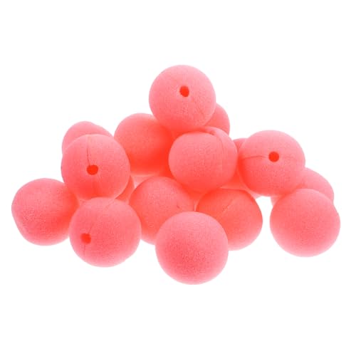 Abaodam 20 Stück Teiliges Schwamm Clown Nase Party Cosplay Prop für Karneval Verkleidung Rosa Spaßiges Accessoire für Kostüm Bühne Halloween von Abaodam