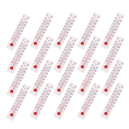 Abaodam 20 Stück Thermometermodell Miniatur- Mit Temperaturanzeige Thermometer-Ornament Kleine Thermometer Mini-Thermometer Miniaturspielzeug Plastik Weiß Abaodam 20 Stück Thermometermodell Miniatur- Mit Temperaturanzeige Thermometer-Ornament Kleine Thermometer Mini-Thermometer Miniaturspielzeug Plastik Weiß von Abaodam