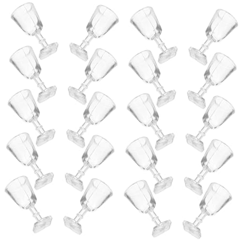 Abaodam 20 Stück Weinglas- Weingläser Miniatur kleine Gläser mini für Mini-Weinkelch Kleinkindspielzeug Mini-Rotweinbecher Puppe Weinkelch Harz Abaodam 20 Stück Weinglas- Weingläser Miniatur kleine Gläser mini für Mini-Weinkelch Kleinkindspielzeug Mini-Rotweinbecher Puppe Weinkelch Harz von Abaodam