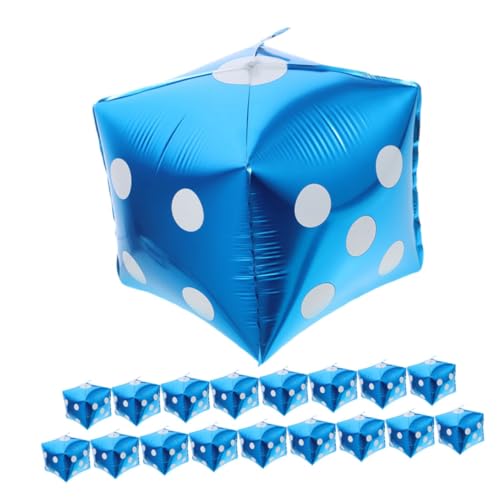 Abaodam 20 Stück folienballons Sechsseitige Aluminium deko Leicht Glänzend Vielseitig für Geburtstagsfeiern Gaming partys Festivaldeko Blaue Partyballons Abaodam 20 Stück folienballons Sechsseitige Aluminium deko Leicht Glänzend Vielseitig für Geburtstagsfeiern Gaming partys Festivaldeko Blaue Partyballons von Abaodam