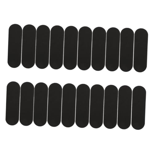 Abaodam 20 Stück rutschfeste Aufkleber Skateboard Fingergriffe Griffband Für Fingerboards Finger Surfboard Fingerband Fingergreifer Finger Skateboard Finger Surfboard Schwarzer von Abaodam