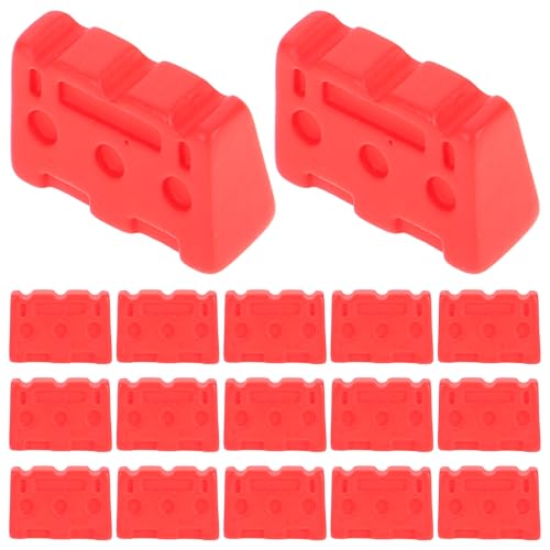 Abaodam 20 Stücke Zeichen Mini BAU Mini Garten Decor Harz Rot von Abaodam