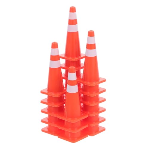 Abaodam 20-teiliges Set -straßensperren-Requisiten Verkehrskegelspielzeug Für Kleine Verkehrszeichen Zeichen Straßenschilder Mini- Orange PVC Abaodam 20-teiliges Set -straßensperren-Requisiten Verkehrskegelspielzeug Für Kleine Verkehrszeichen Zeichen Straßenschilder Mini- Orange PVC von Abaodam