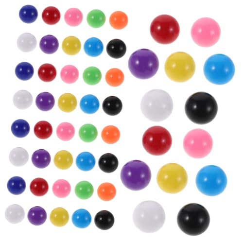 Abaodam 200 Stück Bunte Spielkugeln Kunststoff Ersatzkugeln für Chinesisches Damespiel und Lernspielzeug Mathematische Zählkugeln für Spiel und Unterricht von Abaodam