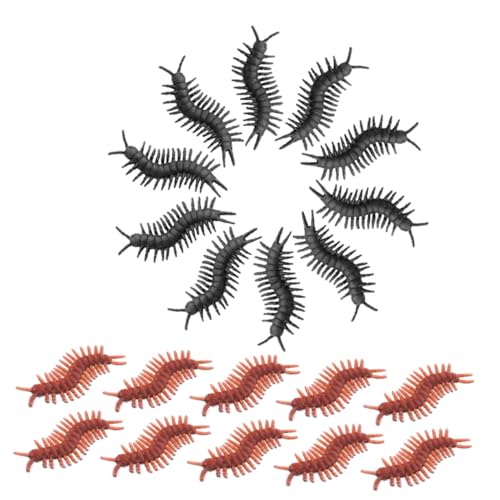 Abaodam 200 Stück Realistische Centipede Modelle Detailgetreue Leichte Simulation von Insekten Vielseitig für Halloween Dekoration Partystreiche Gartenornamente und Lernzwecke Abaodam 200 Stück Realistische Centipede Modelle Detailgetreue Leichte Simulation von Insekten Vielseitig für Halloween Dekoration Partystreiche Gartenornamente und Lernzwecke von Abaodam