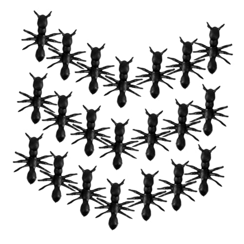 Abaodam 200 Stück Realistische Kunststoff Ameisen Figuren Dekorationsset für Schreibtisch Detailreiche Simulation Vielseitig Einsetzbar als Zuhause Bürodeko Plastische Insektenminiaturen von Abaodam