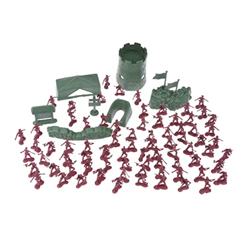 Abaodam 200 Stück Sodier-Modell Sandtisch-Modell Militärisches Mini-Modell Rot Abaodam 200 Stück Sodier-Modell Sandtisch-Modell Militärisches Mini-Modell Rot von Abaodam