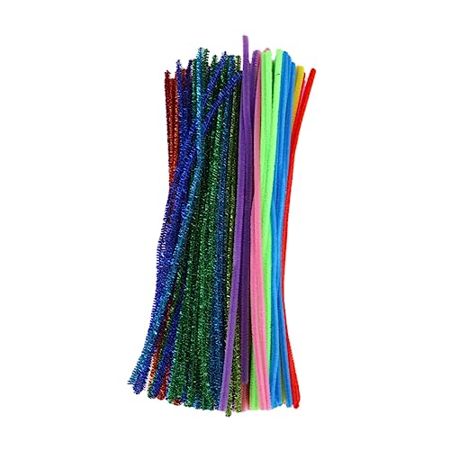 Abaodam 200Stücke Bunte Biegsame Stäbe Kreative Twisted Sticks für Erwachsene für Bastelprojekte Farben Zufällige von Abaodam