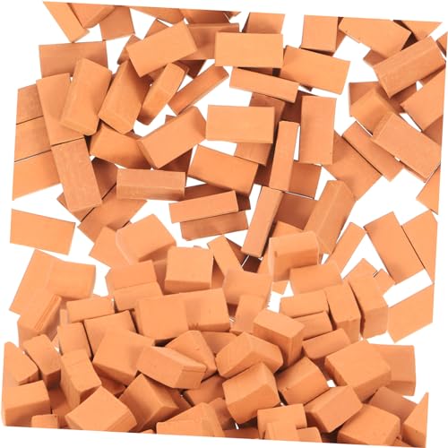 Abaodam 200Stücke Miniaturziegel Realistische Ziegelmodelle für DIY Gartenlandschaften Puppenhaus Deko Kreative Bauprojekte und Sandtischgestaltung Abaodam 200Stücke Miniaturziegel Realistische Ziegelmodelle für DIY Gartenlandschaften Puppenhaus Deko Kreative Bauprojekte und Sandtischgestaltung von Abaodam